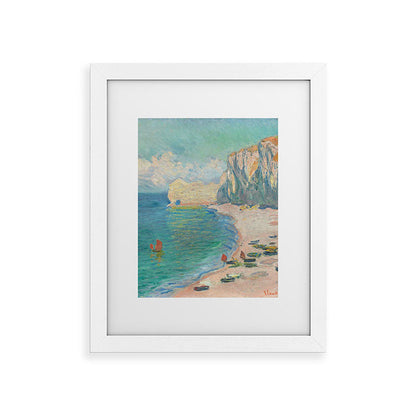 Claude Monet beach Framed Art Print Gallery Image 69