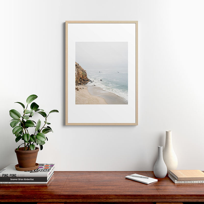Coast in Malibu Print - Point Dume Pirate's Cove Beach - Coastal Boho Framed Art Print Gallery Image 28