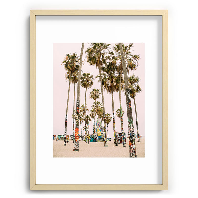 Palm Trees on Venice Beach - Los Angeles California Travel Photography Framed Art Print Gallery Image 100