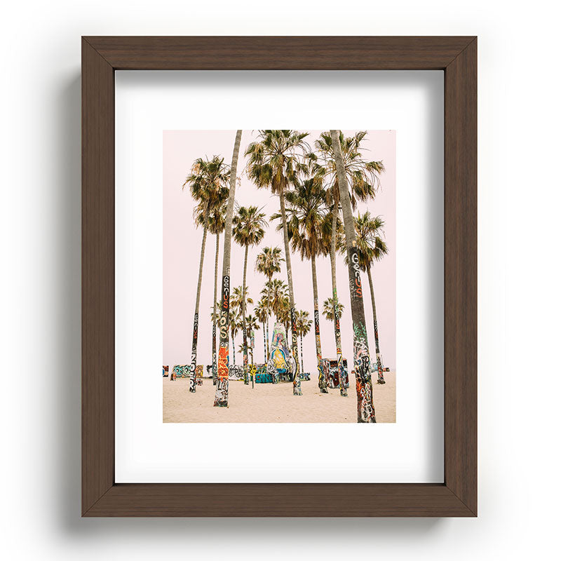 Palm Trees on Venice Beach - Los Angeles California Travel Photography Framed Art Print Gallery Image 88