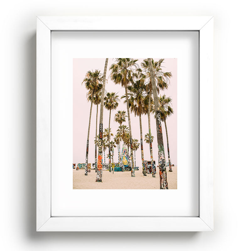 Palm Trees on Venice Beach - Los Angeles California Travel Photography Framed Art Print Gallery Image 104