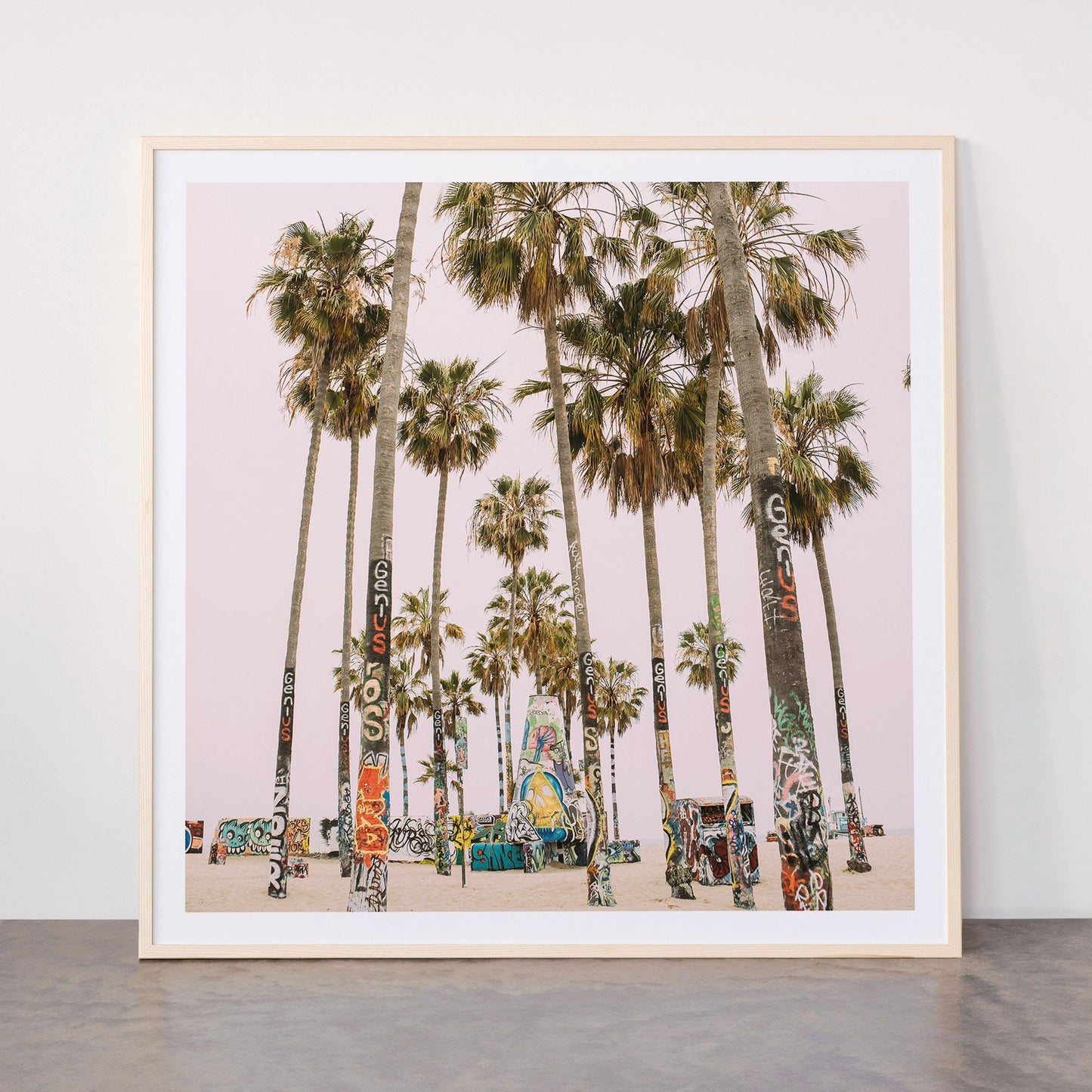 Palm Trees on Venice Beach - Los Angeles California Travel Photography Framed Art Print Gallery Image 33