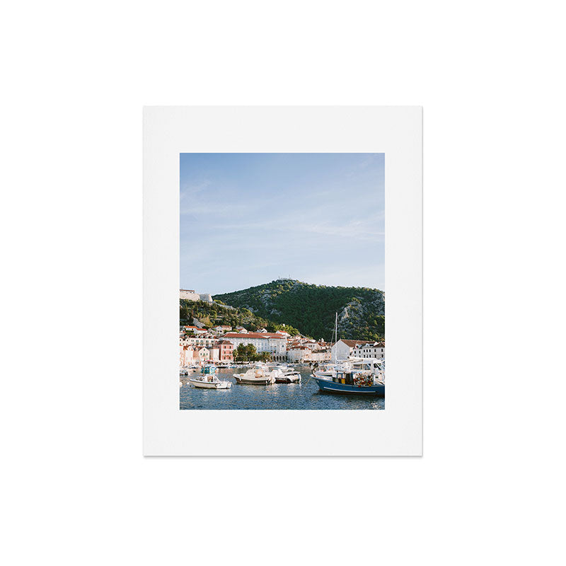 Glorious Hvar at sunrise | Croatia travel photography | Colorful summer vibes Art Print Gallery Image 5