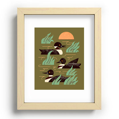 Loons At Dusk Framed Art Print Gallery Image 69