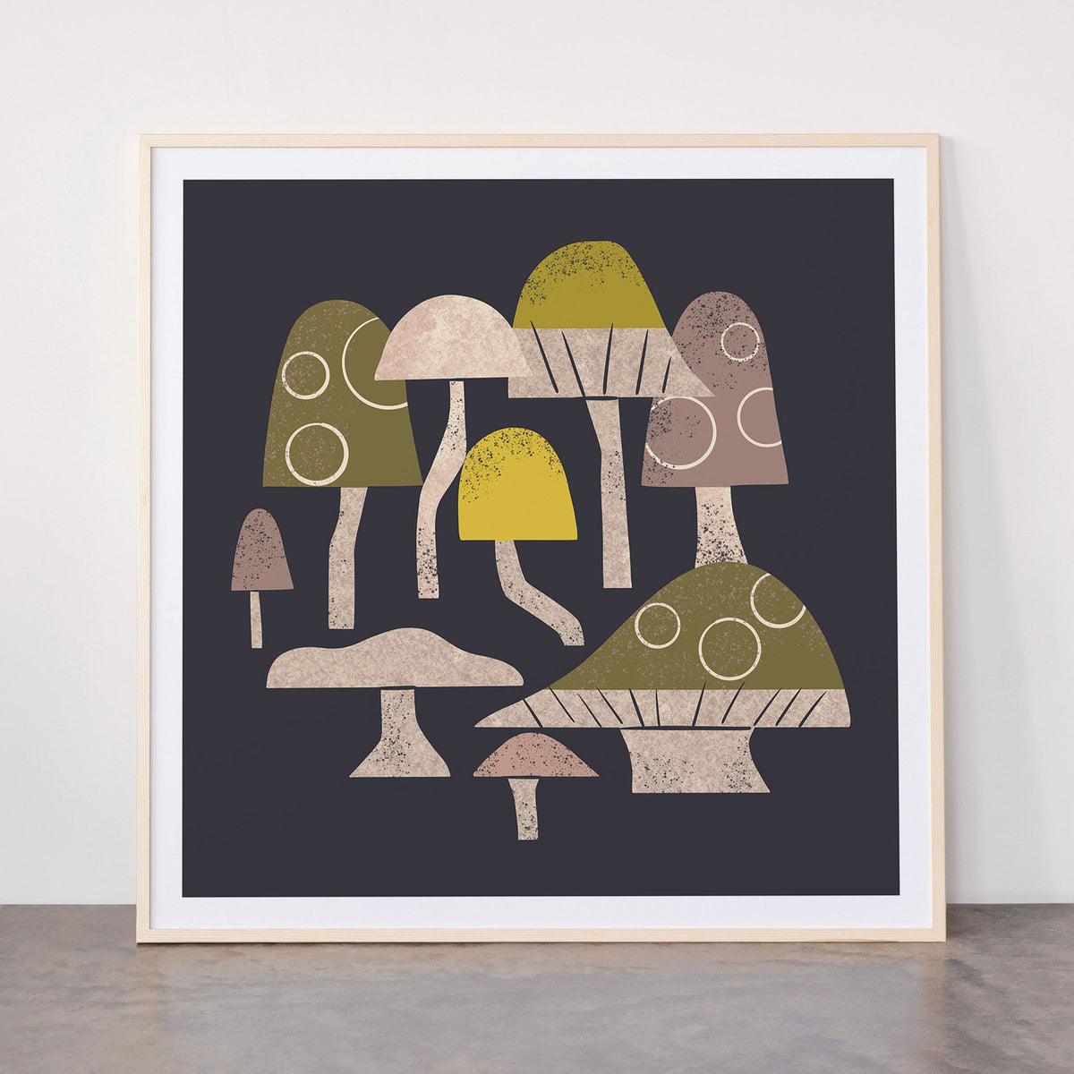 Toadstools Framed Art Print Gallery Image 33