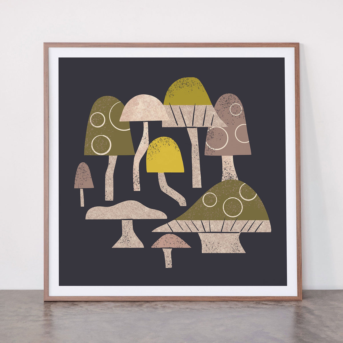 Toadstools Framed Art Print Gallery Image 21