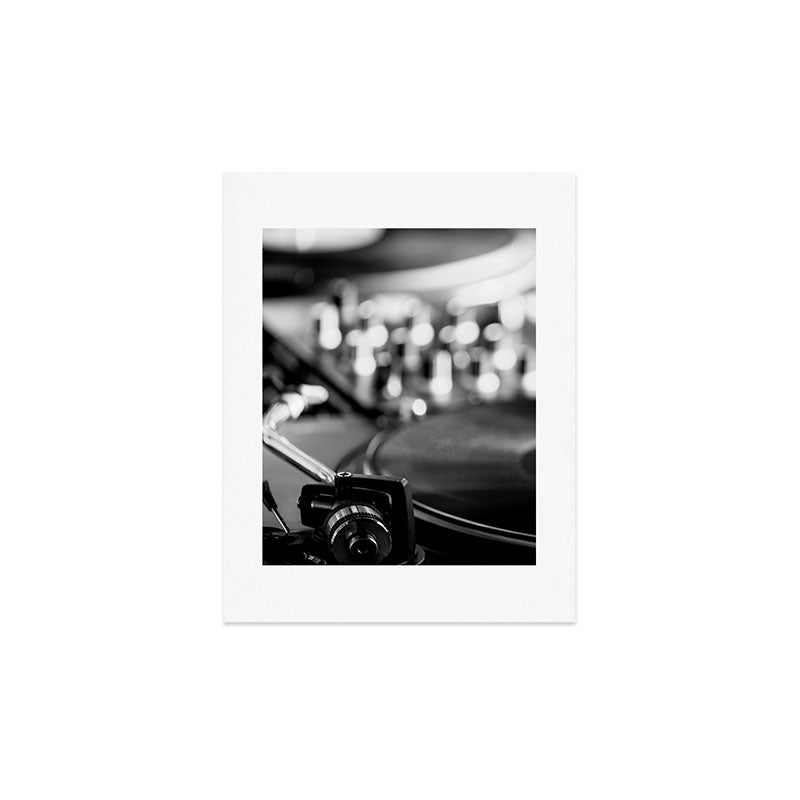 dj turntable record music aesthetic close up elegant mood art photography Art Print Gallery Image 3