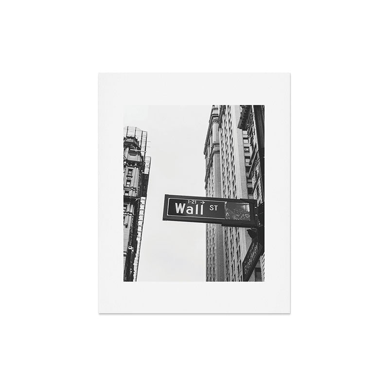 Wall street bw Art Print Gallery Image 4