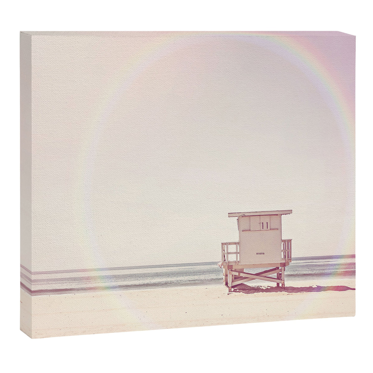 Beach hut Canvas Print Gallery Image 1