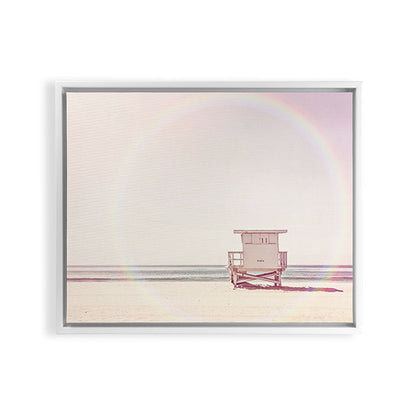 Beach hut Framed Canvas Print Gallery Image 20
