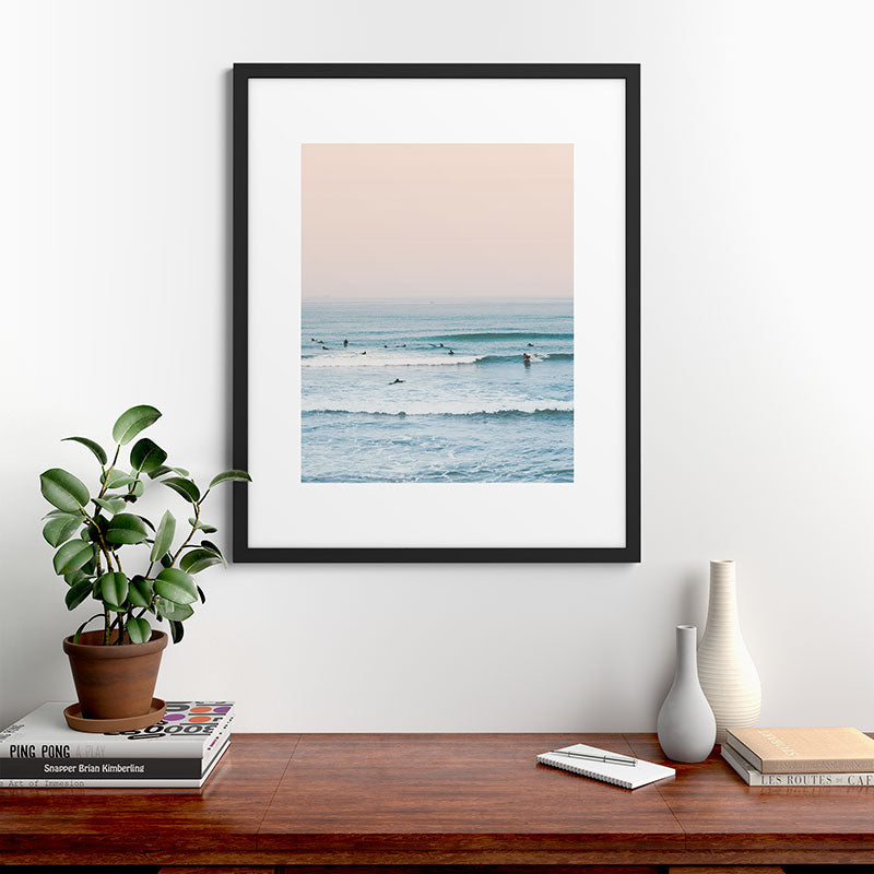 Surfers Framed Art Print Gallery Image 35