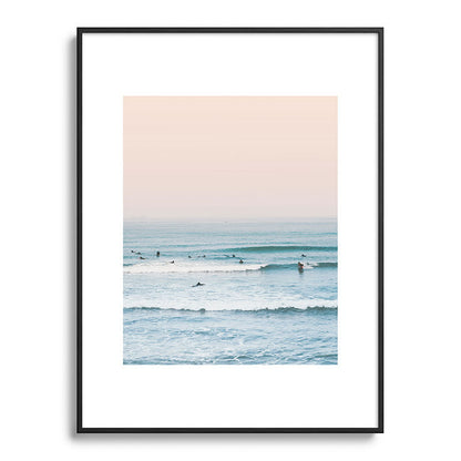 Surfers Framed Art Print Gallery Image 85