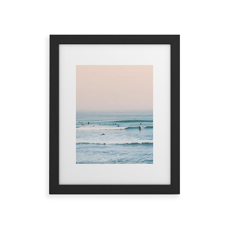 Surfers Framed Art Print Gallery Image 29