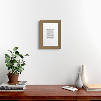 Eat at a local restaurant tonight, Anthony Bourdain Quote Framed Art Print Gallery Image 52