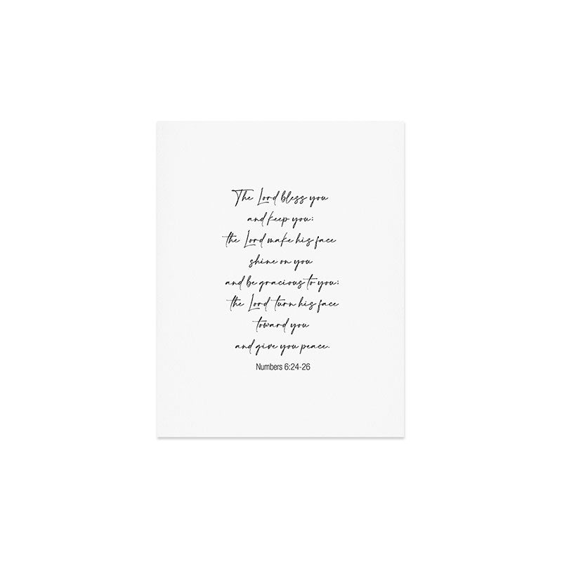 The Lord Bless You - Numbers 6:24-26 Art Print Gallery Image 2