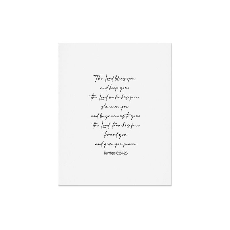 The Lord Bless You - Numbers 6:24-26 Art Print Gallery Image 4