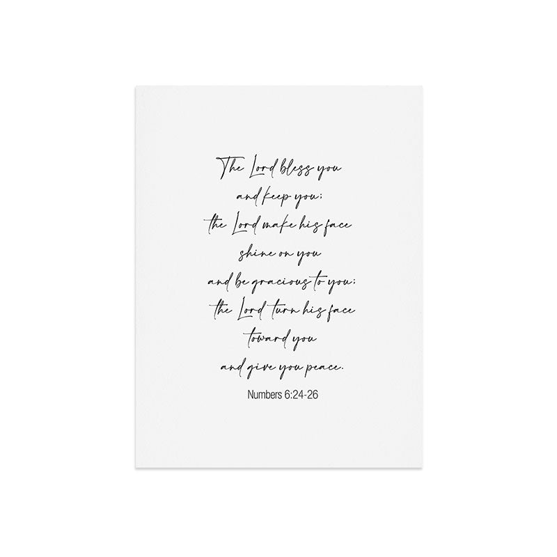 The Lord Bless You - Numbers 6:24-26 Art Print Gallery Image 7
