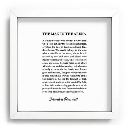 The Man In The Arena Framed Art Print Gallery Image 114