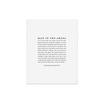 The Man In The Arena, Theodore Roosevelt Art Print Gallery Image 7