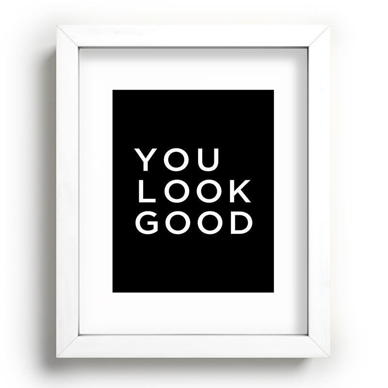 You look good Framed Art Print Gallery Image 104