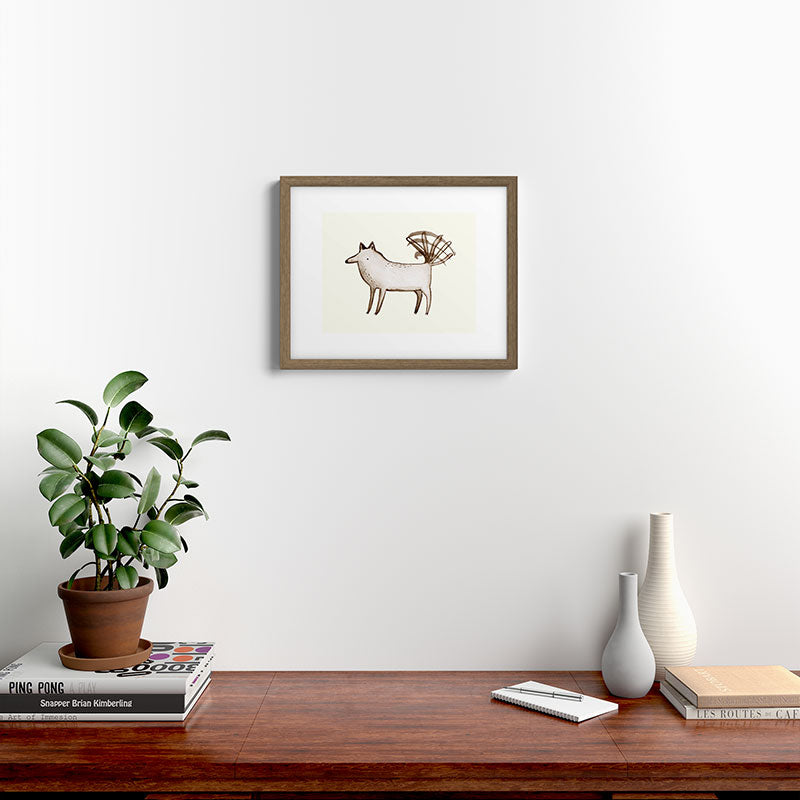 "I'm So Happy" - Dog Framed Art Print Gallery Image 15