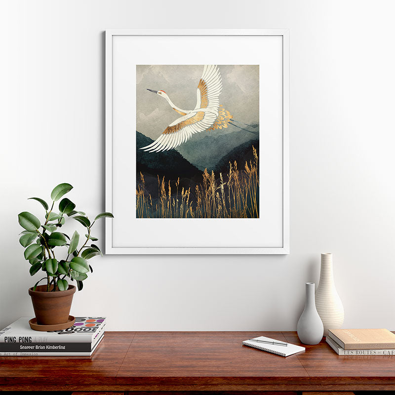 Elegant Flight Framed Art Print Gallery Image 76