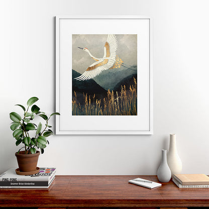Elegant Flight Framed Art Print Gallery Image 76