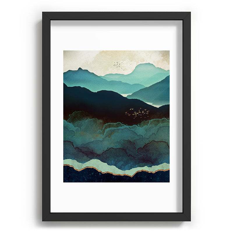Indigo Mountains Framed Art Print Gallery Image 81