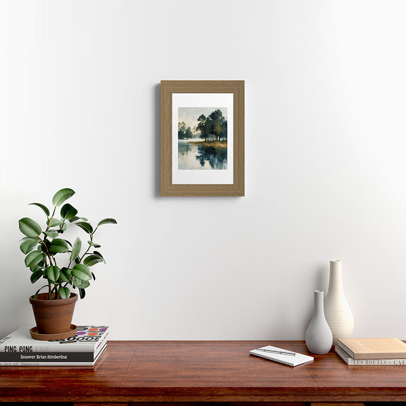 Country Lake II Framed Art Print Gallery Image 38
