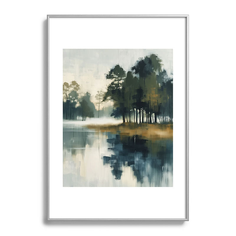 Country Lake II Framed Art Print Gallery Image 97
