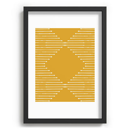 Geo (Yellow) Framed Art Print Gallery Image 34