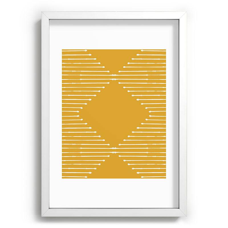 Geo (Yellow) Framed Art Print Gallery Image 46