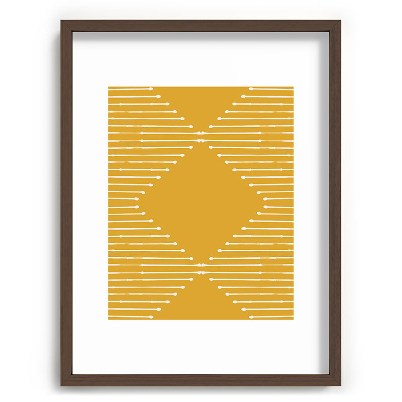 Geo (Yellow) Framed Art Print Gallery Image 39