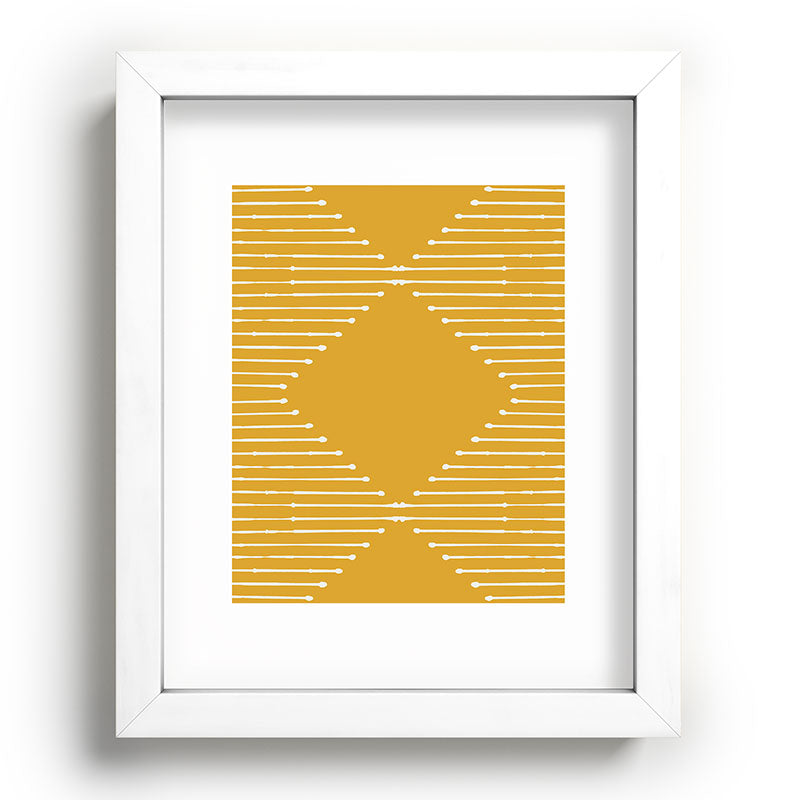 Geo (Yellow) Framed Art Print Gallery Image 45