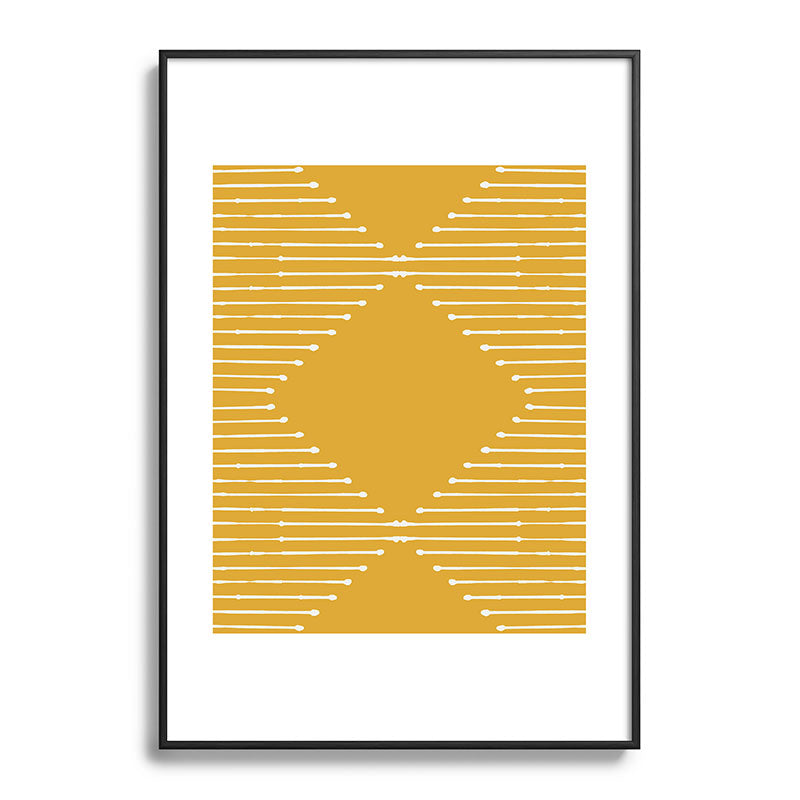Geo (Yellow) Framed Art Print Gallery Image 50