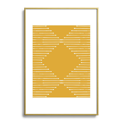 Geo (Yellow) Framed Art Print Gallery Image 54