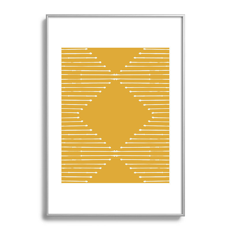 Geo (Yellow) Framed Art Print Gallery Image 58