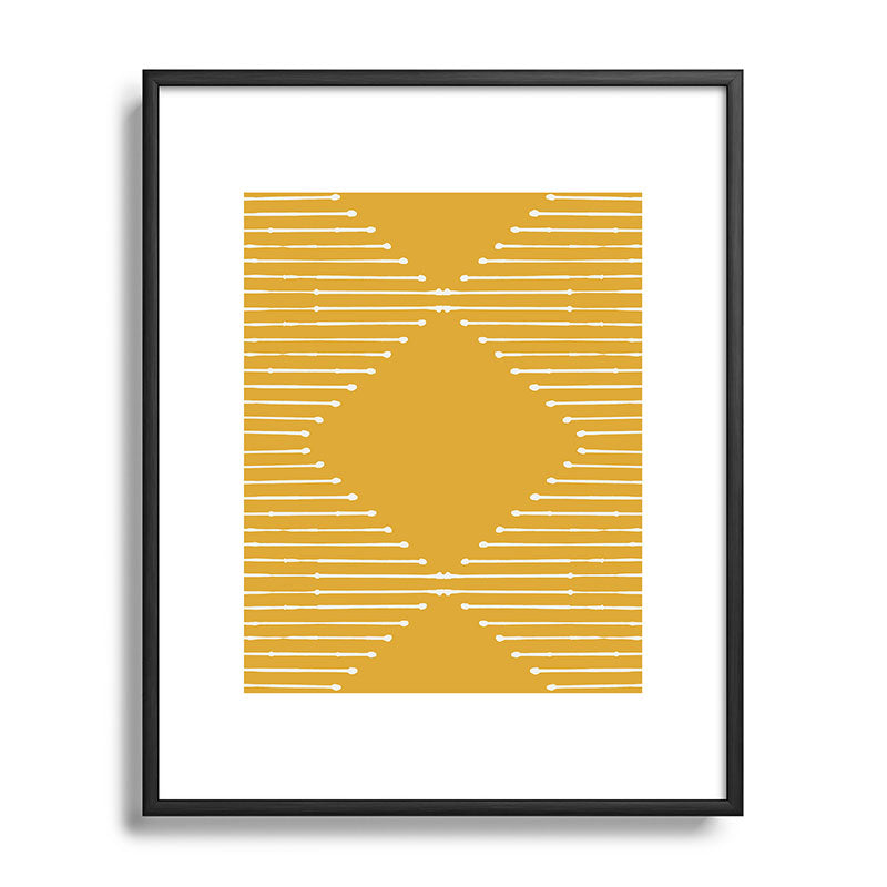 Geo (Yellow) Framed Art Print Gallery Image 49