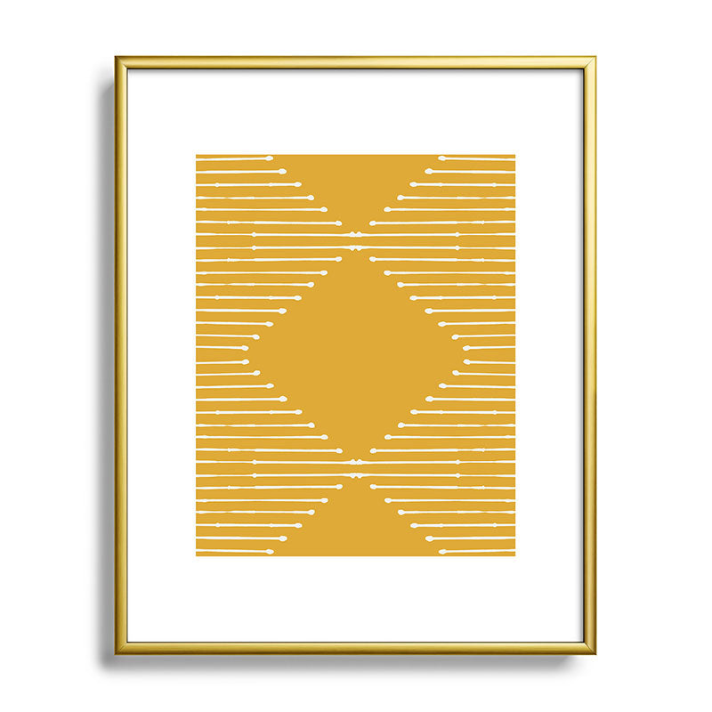 Geo (Yellow) Framed Art Print Gallery Image 53