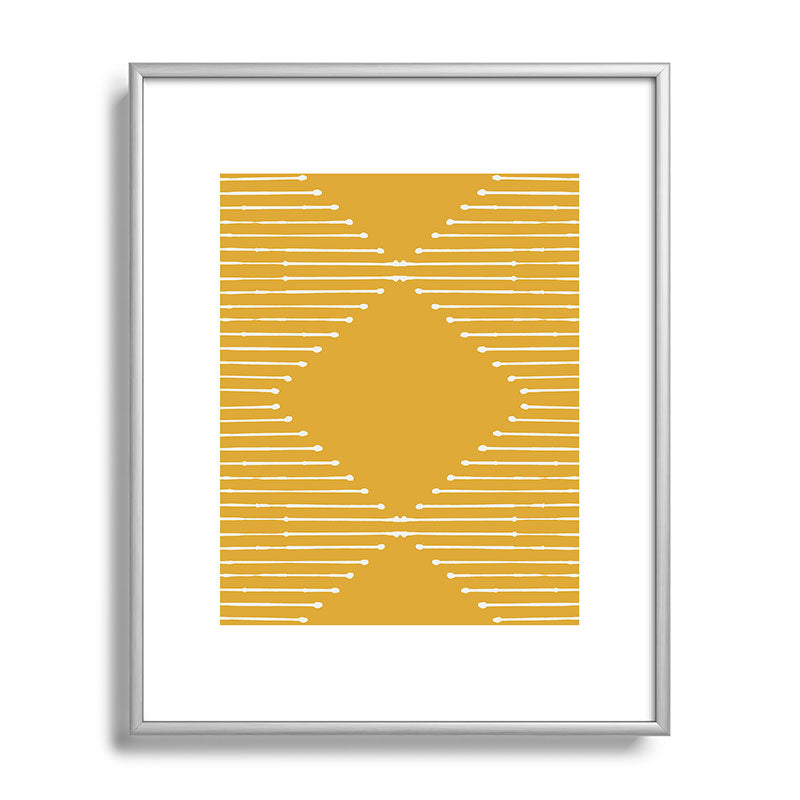 Geo (Yellow) Framed Art Print Gallery Image 57