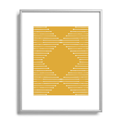 Geo (Yellow) Framed Art Print Gallery Image 57