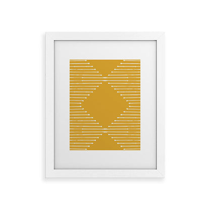 Geo (Yellow) Framed Art Print Gallery Image 31