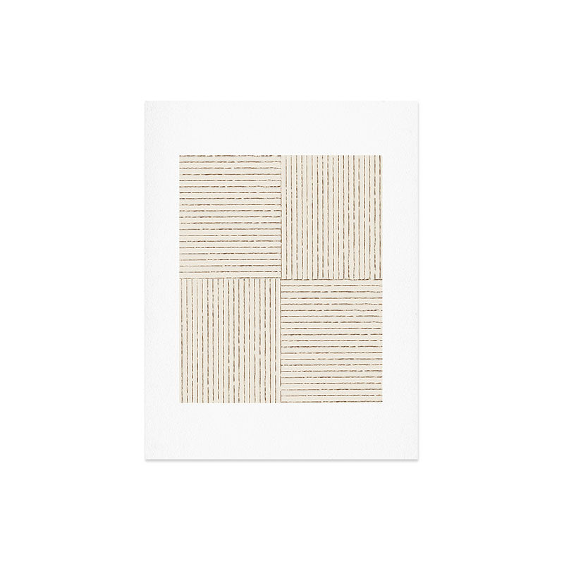 Lines III (Cream) Art Print Gallery Image 4