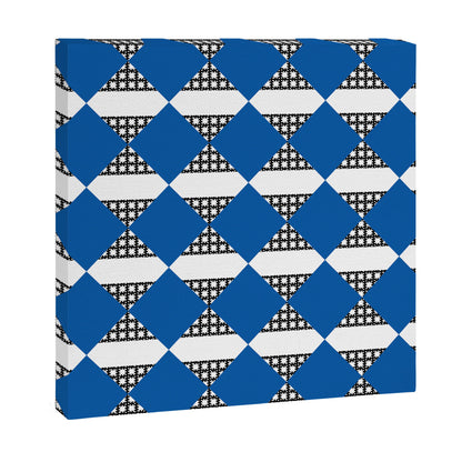 Modern boho (sapphire blue) Canvas Print Gallery Image 3