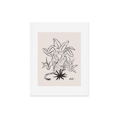 Cheetah Crush lines Art Print Gallery Image 4