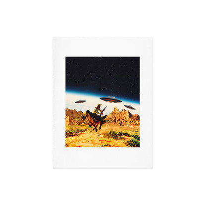 UFO Space Chase Art Print Gallery Image 6