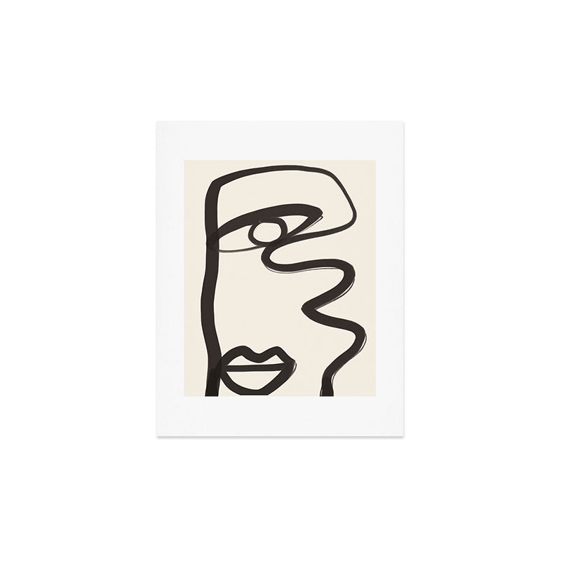 Abstract Face 36 Art Print Gallery Image 3