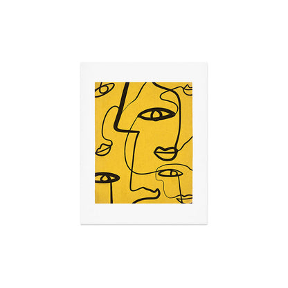 Abstract Faces 4 Art Print Gallery Image 3