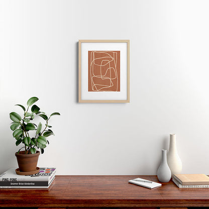 Abstract line art 22 Framed Art Print Gallery Image 18