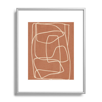 Abstract line art 22 Framed Art Print Gallery Image 95
